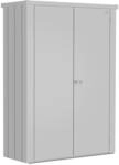 Biohort Terrassenschrank 'Romeo' silber-metallic 132 x 57 x 181 cm