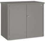 Biohort M&uuml;lltonnenbox 'Alex Duo' quarzgrau-metallic 147 x 129 x 88 cm