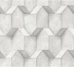 A.S. Cr&eacute;ation Vliestapete 'The BoS' 3D Betonoptik grau 0,53 x 10,05 m