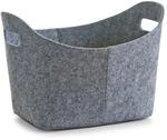 Zeller Aufbewahrungskorb grau 19 x 21 x 31,5 cm