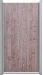 GroJa Fertigzaun 'Premo' HPL Element hochkant Holzoptik 90 x 180 cm