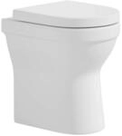 sanicomfort Stand-WC-Set erh&ouml;ht sp&uuml;lrandlos 'Cozy' inklusive WC-Sitz wei&szlig;