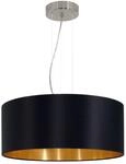 EGLO Pendelleuchte 'Maserlo' schwarz &Oslash; 53 cm 60 W
