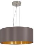 EGLO Pendelleuchte 'Maserlo' hellbraun &Oslash; 53 cm 60 W