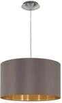 EGLO Pendelleuchte 'Maserlo' hellbraun &Oslash; 38 cm 60 W