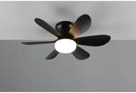 Trio Deckenventilator 'Lund' schwarz matt &Oslash; 53 cm