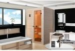 Weka Massivholz-Sauna 'Valida 1' mit 4,5 kW BioS-Ofenset, Steuerung, Glast&uuml;r...