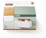 tesa Aufbewahrungsbox 'Baboo' mittelgro&szlig; mattwei&szlig; 24,2 x 11 x 10,2 cm mit