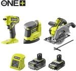 Ryobi Akku-Kombi-Kit 'R18CK3G-242G' mit 2 Akkus