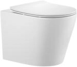 sanicomfort Wand-WC-Set sp&uuml;lrandlos 'Nakia' inklusive WC-Sitz wei&szlig;