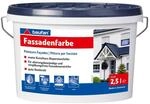 Baufan Fassadenfarbe wei&szlig; matt 2,5 l