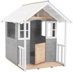 Spielhaus 'Valli' grau/wei&szlig; 137 x 121 x 140 cm