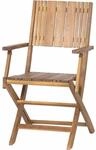 Gartenstuhl 'Falun' klappbar Akazienholz braun 50,5 x 88,5 x 55 cm