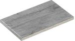 Diephaus Terrassenplatte 'T-Court Fine Wood' Beton Holzoptik graphit 60 x 30 x 4 cm