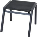 Siena Garden Gartenhocker 'Bologna' stapelbar Aluminium anthrazit 53 x 45 x 50 cm