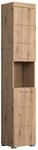 Trendteam Hochschrank 'Amanda' braun matt 37 x 190 x 31 cm
