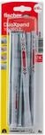 Fischer Langschaftd&uuml;bel-Set 'DuoXPand' &Oslash; 10 x 160 mm T mit Senkkopfschraube,