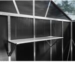 Palram-Canopia Regalset f&uuml;r Ger&auml;tehaus Yukon silber/wei&szlig; 35 x 104 cm