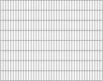 Alberts Doppelstabmatte 'Typ 6/5/6' anthrazit 200 x 160 cm
