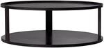 CookKing Feuerschalenbasis mit Holzlager Stahl schwarz &Oslash; 82 x 30 cm