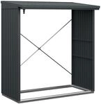 EcoStar Kaminholzregal 'Trend Typ 2' anthrazitgrau 181,4 x 198 x 102,5 cm