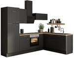 OPTIFIT Winkelk&uuml;che mit E-Ger&auml;ten 'OPTIkoncept Ingvar420' anthrazit matt 270...