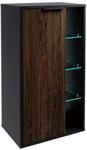Fackelmann Midischrank 'B.Paris' schwarz matt 47 x 84,2 x 32 cm