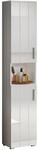 Trendteam Hochschrank 'Wons' wei&szlig; Hochglanz 37 x 192 x 31 cm