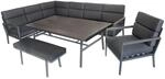 bellavista&reg; Loungem&ouml;belset 'Sorrent' Aluminium anthrazit 5-teilig