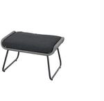 Siena Garden Loungehocker 'Kansas' matt anthrazit/grau 50 x 67 x 67 cm
