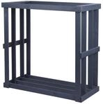 Westmann Kaminholzregal 'Harald' anthrazit 108 x 106 x 52 cm