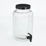 Zeller Getr&auml;nkespender Glas/Metall 3900 ml 16 x 25 x 16 cm