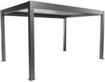 Biohort Pergola quarzgrau metallic/silberfarben 4,5 x 3 m