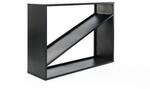 Westmann Kaminholzregal schwarz Stahl 115 x 35 x 80 cm