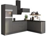 OPTIFIT Winkelk&uuml;che mit E-Ger&auml;ten 'OPTIkoncept Mats825' grau 270 cm
