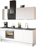 OPTIFIT K&uuml;chenzeile mit E-Ger&auml;ten 'OPTIkoncept Arvid986' wei&szlig; 210 cm