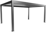 Biohort Pergola quarzgrau metallic 5,5 x 3,5 m
