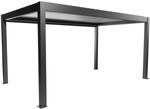 Biohort Pergola dunkelgrau metallic/silberfarben 5 x 3 m