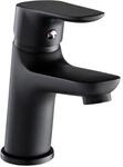 Fackelmann Waschtischarmatur 'Oxford' schwarz matt 16 cm