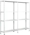 SCHULTE Regalwelt Steck-Grundregal und Anbauregal 180 x 200 x 50 cm, 8 B&ouml;den,...