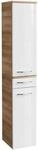 Fackelmann Hochschrank 'Milano' braun, wei&szlig; foliert 30,5 x 165,5 x 32 cm