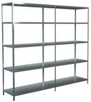 SCHULTE Regalwelt Stecksystem-Grundregal und Anbauregal 220 x 200 x 50 cm
