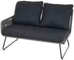 Siena Garden Loungebank 'Kansas' Armlehne rechts matt anthrazit/grau 127 x 75 x 75 cm
