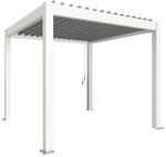 Biohort Pergola wei&szlig;/silberfarben 3 x 3 m