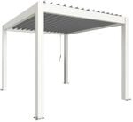 Biohort Pergola wei&szlig;/silberfarben 3 x 3,5 m