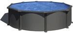 GRE Stahlwandpool-Set 'Anthracite' &Oslash; 350 &times; 132 cm
