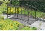 Garden Pleasure Gartenbr&uuml;cke 'Taupo' Metall schwarzbraun 81,5 x 94,5 x 120,5 cm