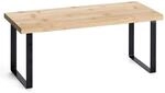Zeller Regal naturfarben/schwarz 36 x 15,5 x 15,5 cm
