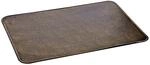 Firefix Bodenplatte rechteckig 60 x 80 cm Messing grau
