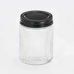 Zeller Vorratsglas mit Metalldeckel 300 ml 7,5 x 10 x 7,5 cm